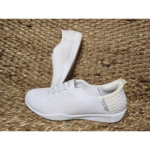 Skechers Women's Newbury St-Lightly Sneaker White Comfort Shoes Size 8.5 - Picture 1 of 10